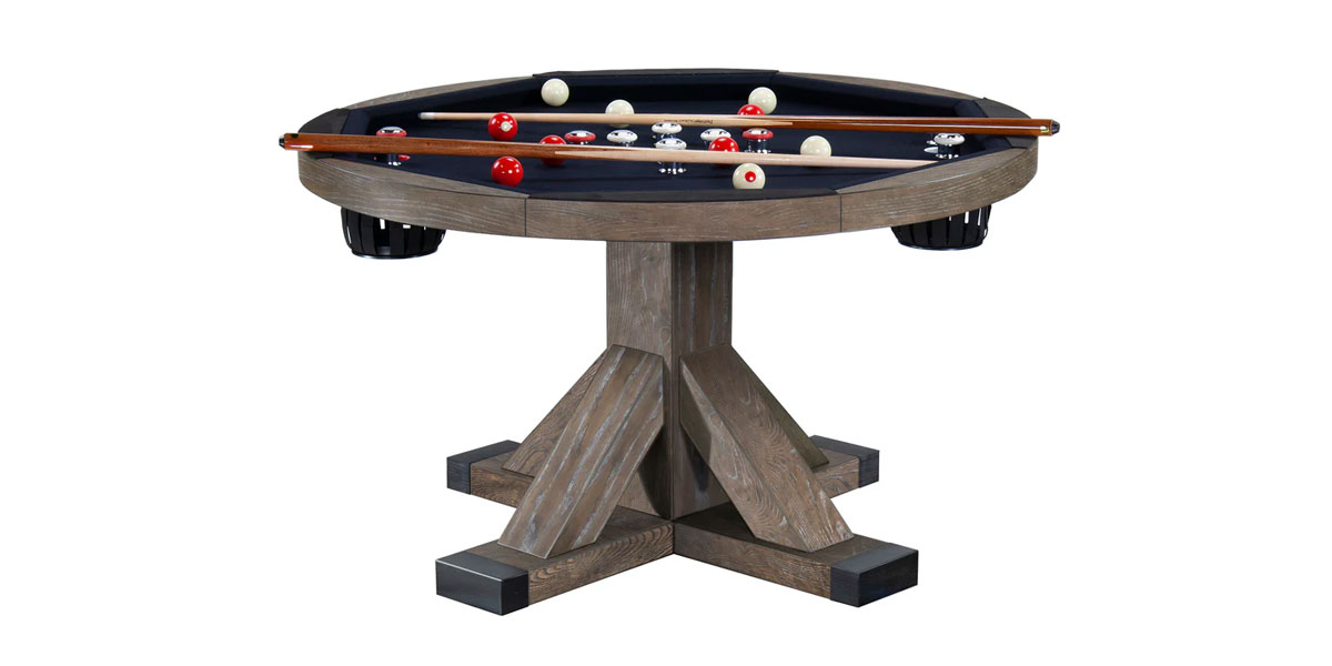 Sterling 3 in 1 Game Table With Bumper Pool - Rustic Series