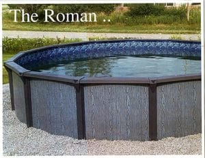 Buster Crabbe Roman Steel Wall Above Ground Pool
